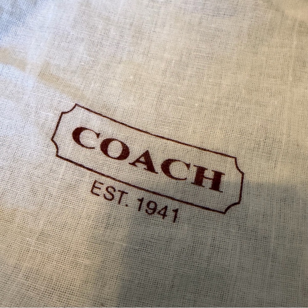 Coach Logo Linen Fabric dust bag